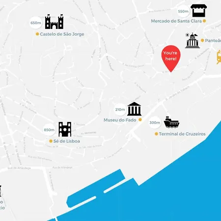 Design In Typical Alfama Lissabon